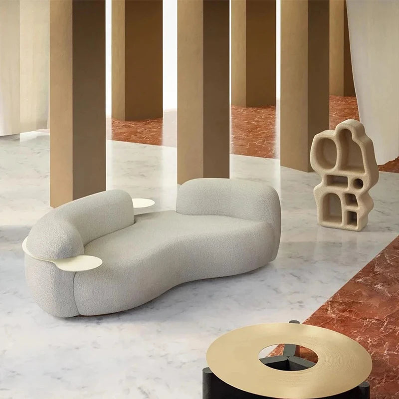 Modern Curved Studio Sofa