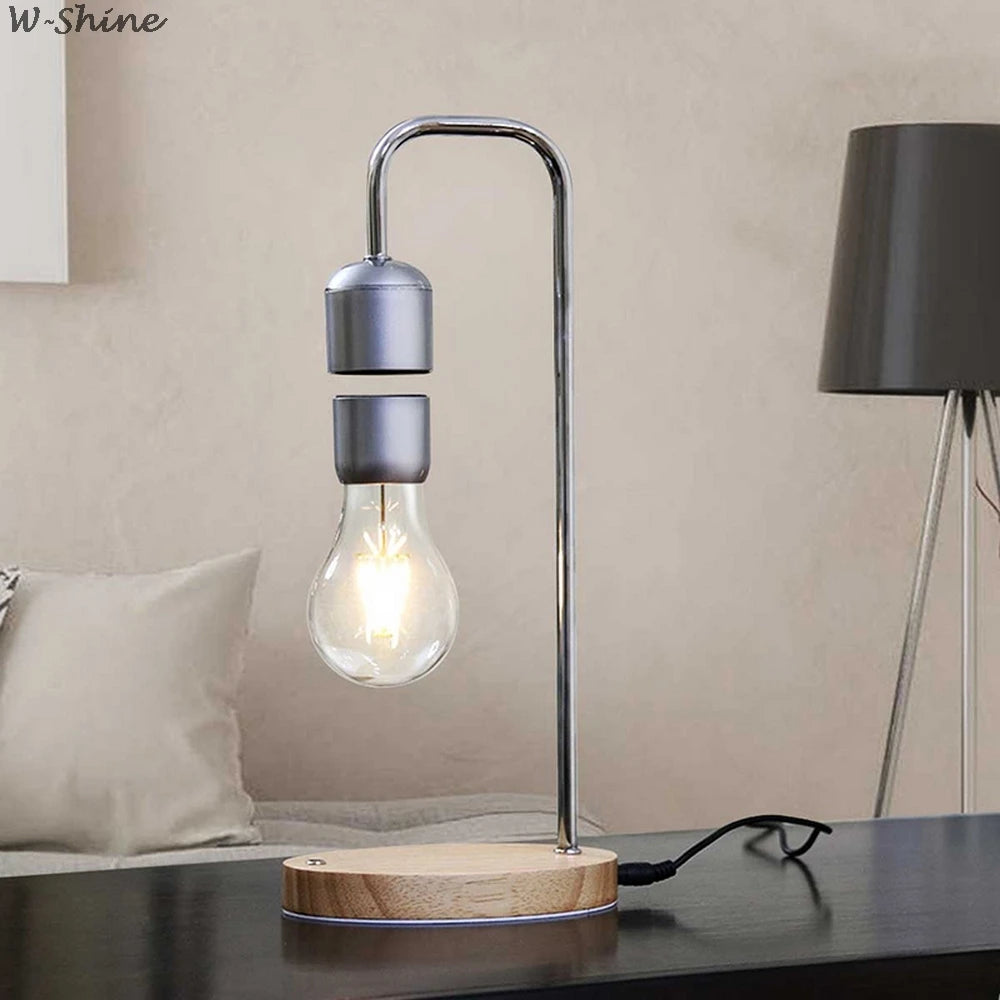 Magnetic Levitation Lamp ( Stainless Steel)