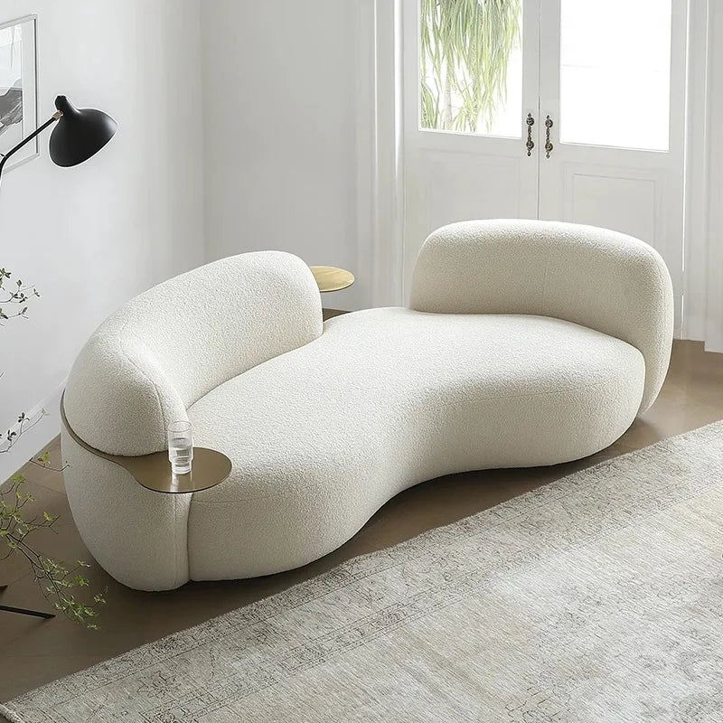 Modern Curved Studio Sofa