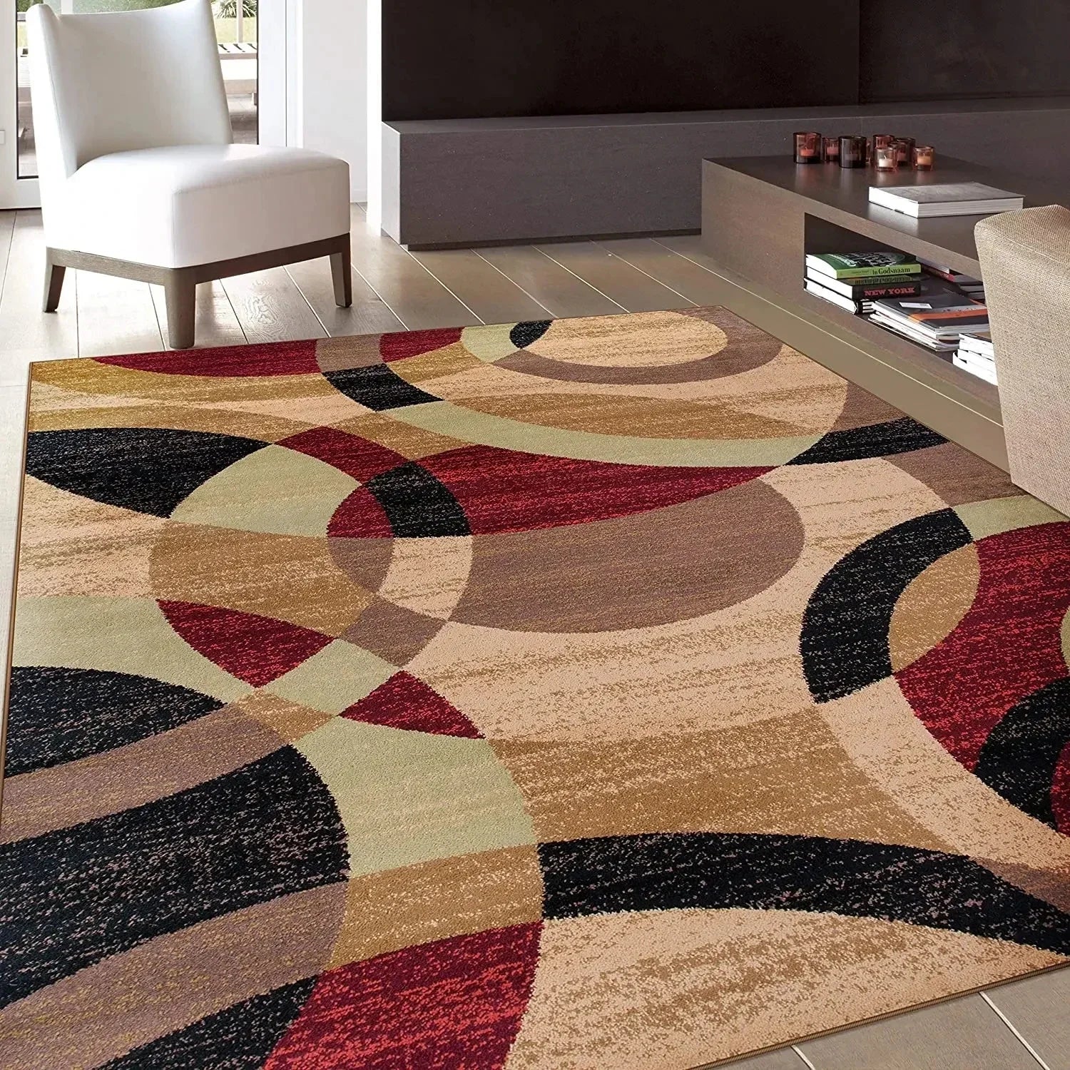 Modern Nordic Geometrical Area Rug