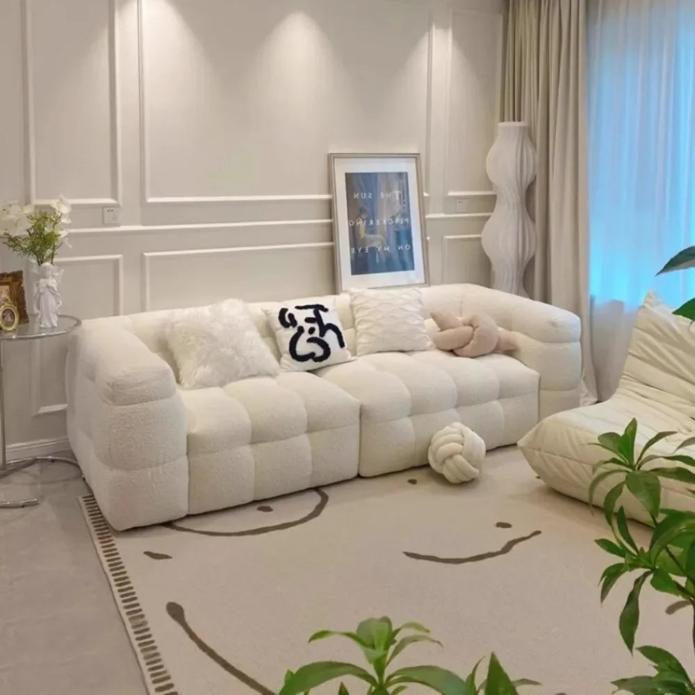 Luxury European Plush Living Room Sofa