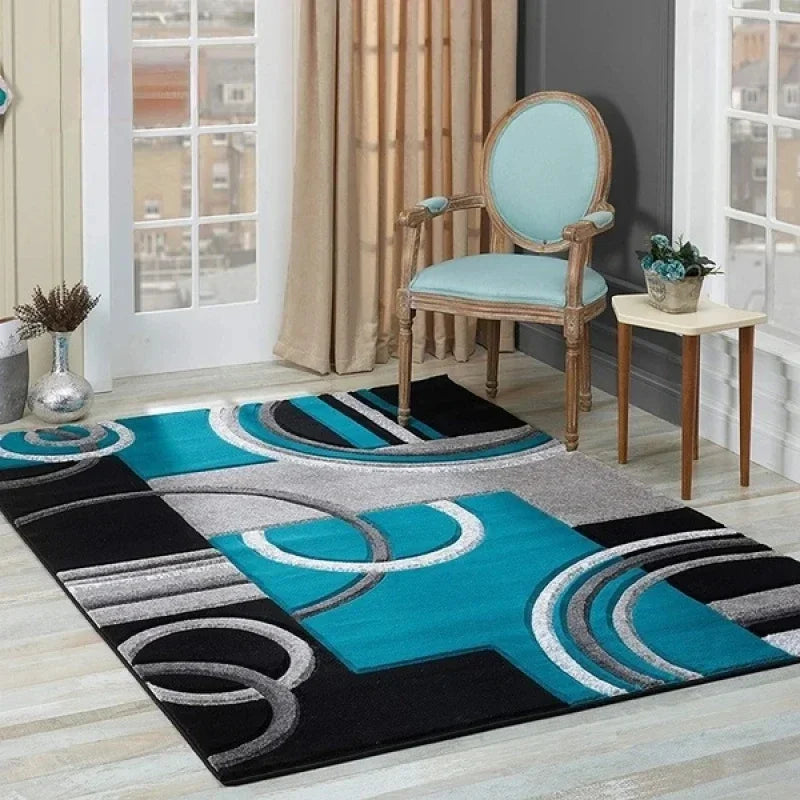 Modern Nordic Geometrical Area Rug