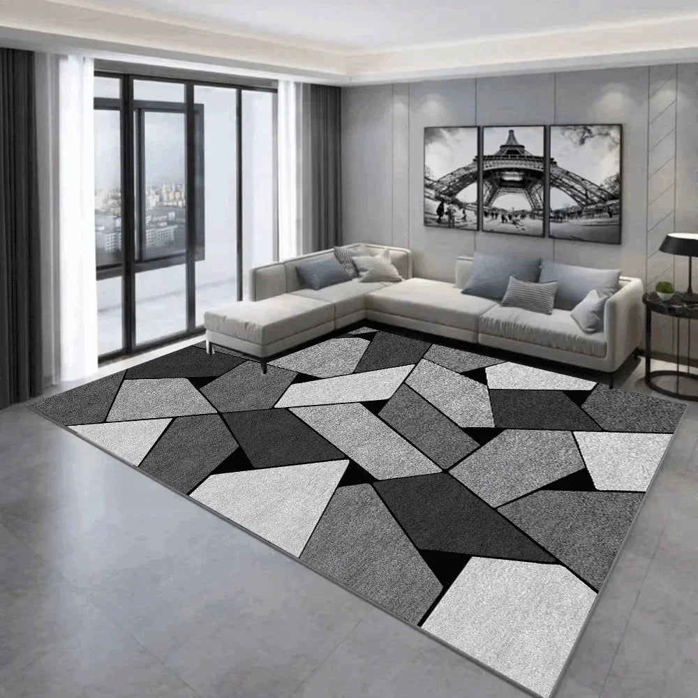 Modern Nordic Geometrical Area Rug