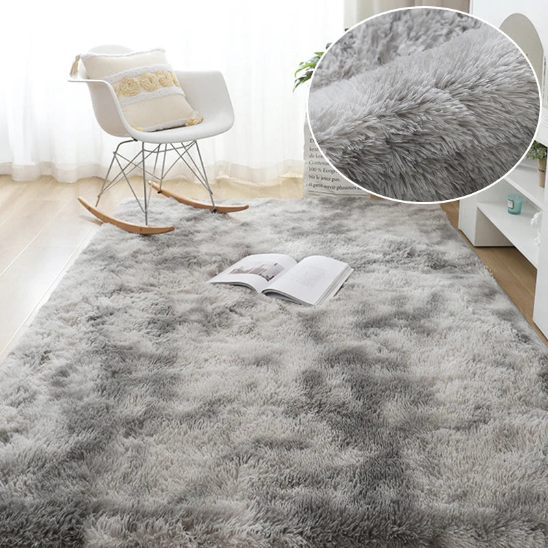 Cloud-Loom Solitaire Area Rug