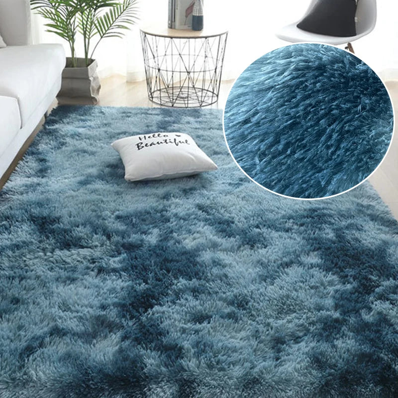 Cloud-Loom Solitaire Area Rug