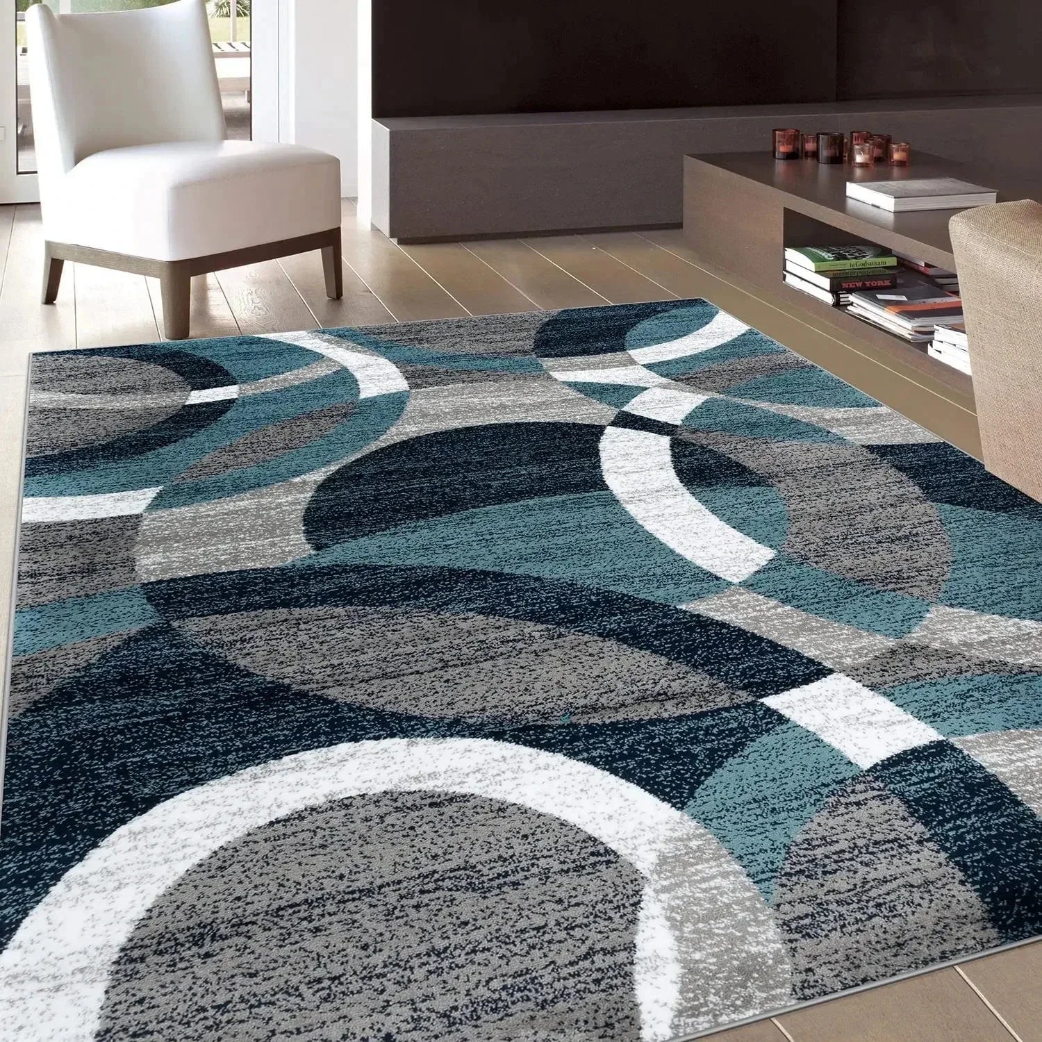 Modern Nordic Geometrical Area Rug