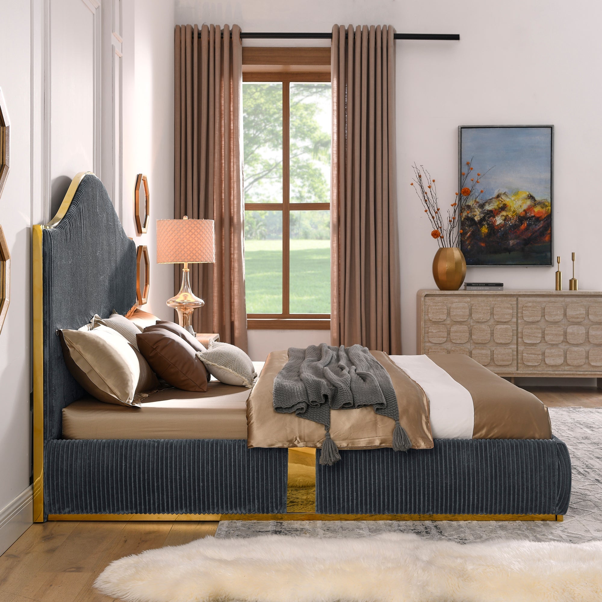 Ribbed Avant-Garde Bed